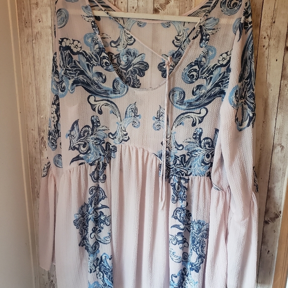 FREE PEOPLE TEXTURED DRESS - Picture 4 of 5